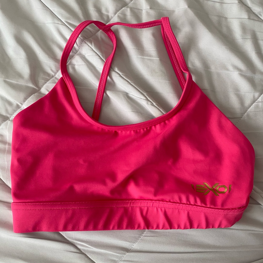 Exo Sports Bra Hot Pink Size Medium
